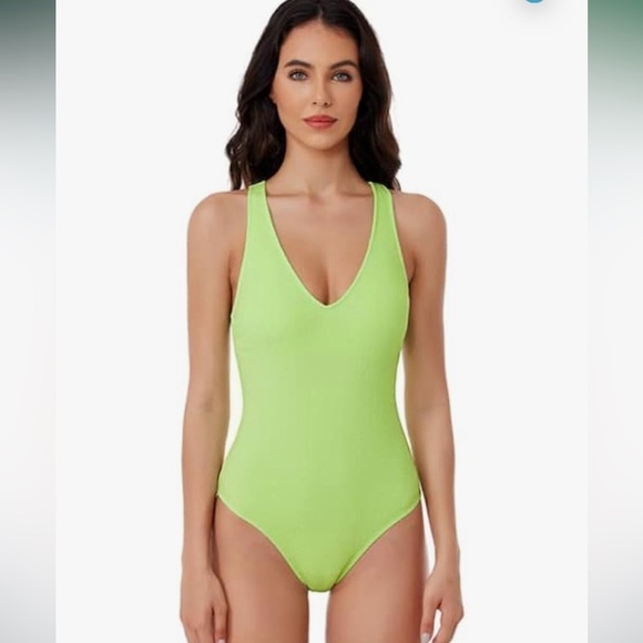 NWT Madilynn Texture - Women's One Piece Swimsuit with Scoop neckline - Picture 1 of 7